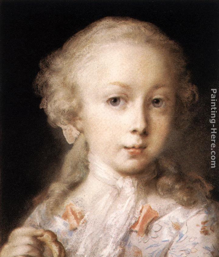 Rosalba Carriera Young Lady of the Leblond Family.